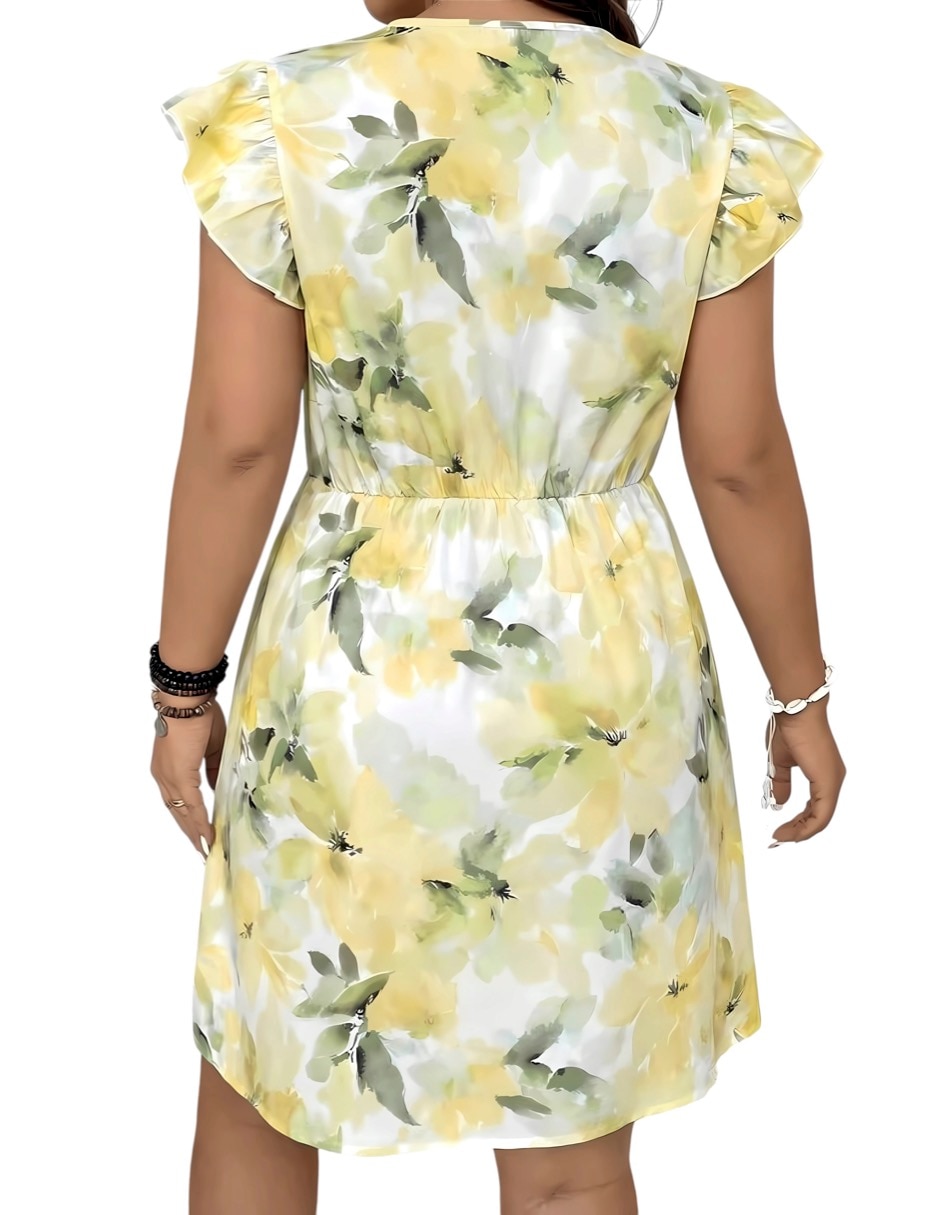 Vestido arriba rodilla casual para mujer
