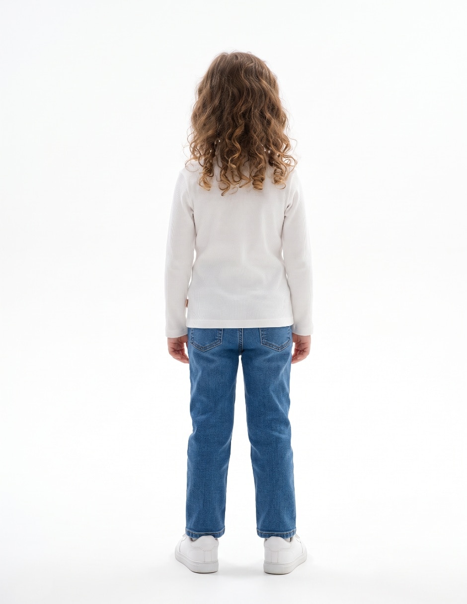 Set playera/Playera No aplica LLUVIA DE FLORES manga Larga para Infantil Niña 5