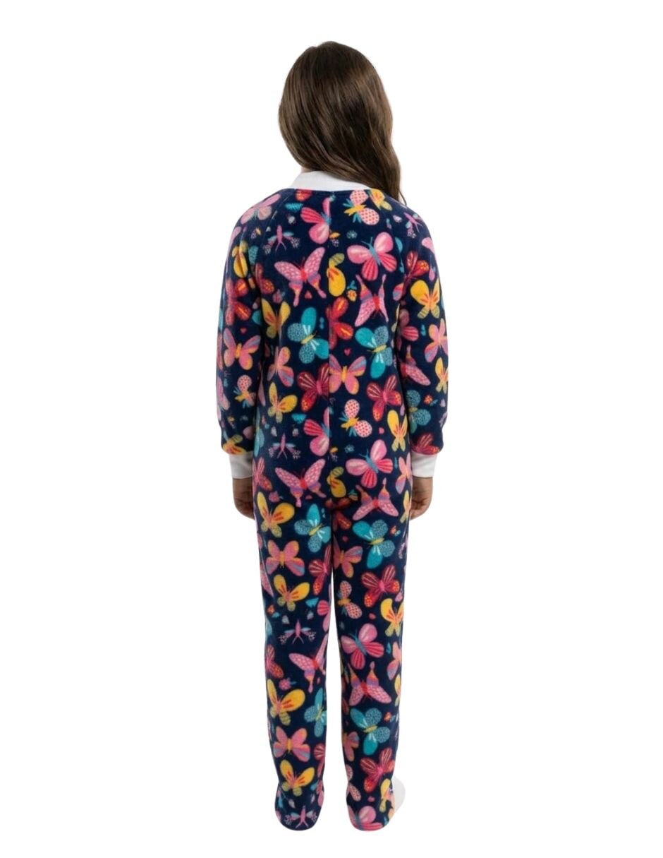 Mameluco Mariposas de Polar fleece para Infantil / Niños grandes Niña 4