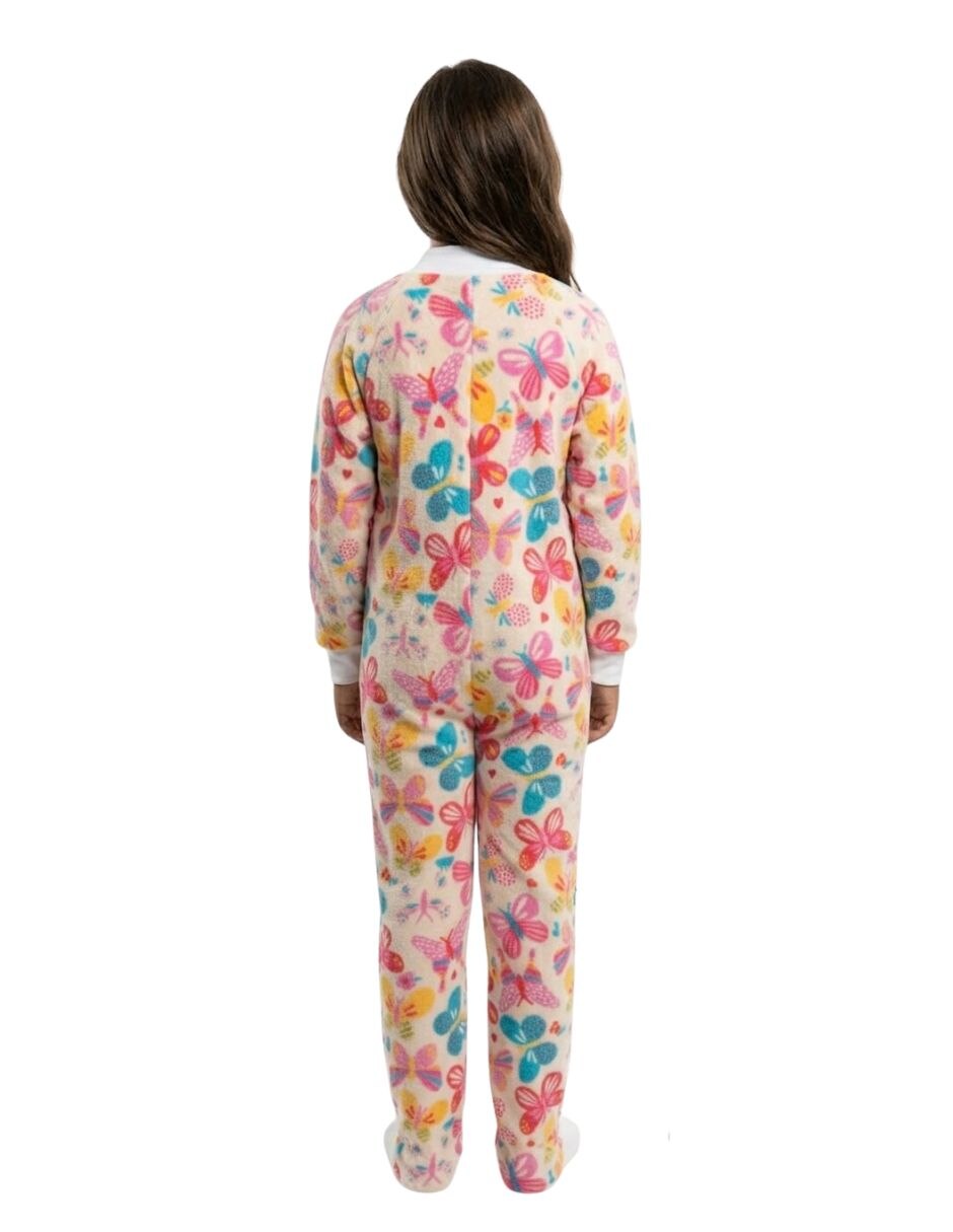 Mameluco Mariposas de Polar fleece para Infantil / Niños grandes Niña 3