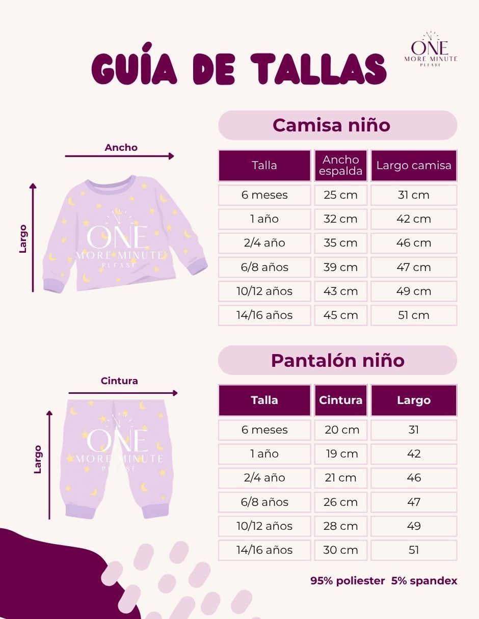 Conjunto pijama unisex 3