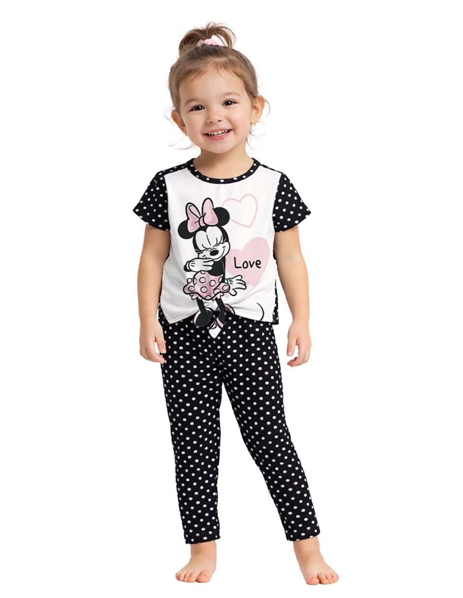 Conjunto pijama minie mouse para niña Conjunto pijama minie mouse para niña