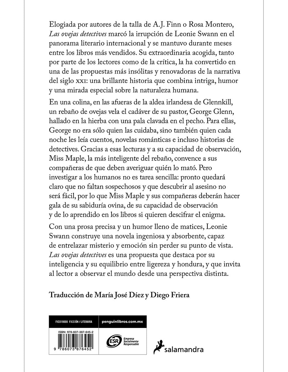 Libro Las Ovejas Detectives de Leonie Swann